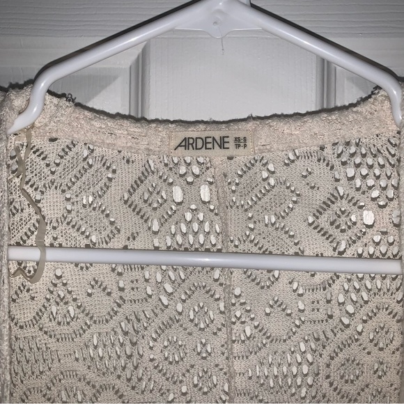 Ardene Cardigan Lace Fringe Long sleeve Kimono - Picture 5 of 6